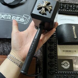 Chrome Hearts Black Hammer with Silver Emblem